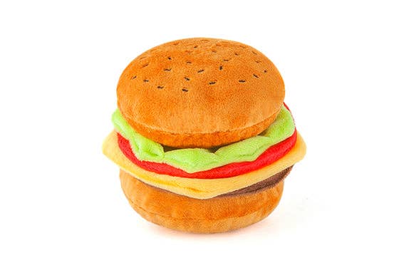 Jouet Barky Burger couineur en forme de burger pour chien