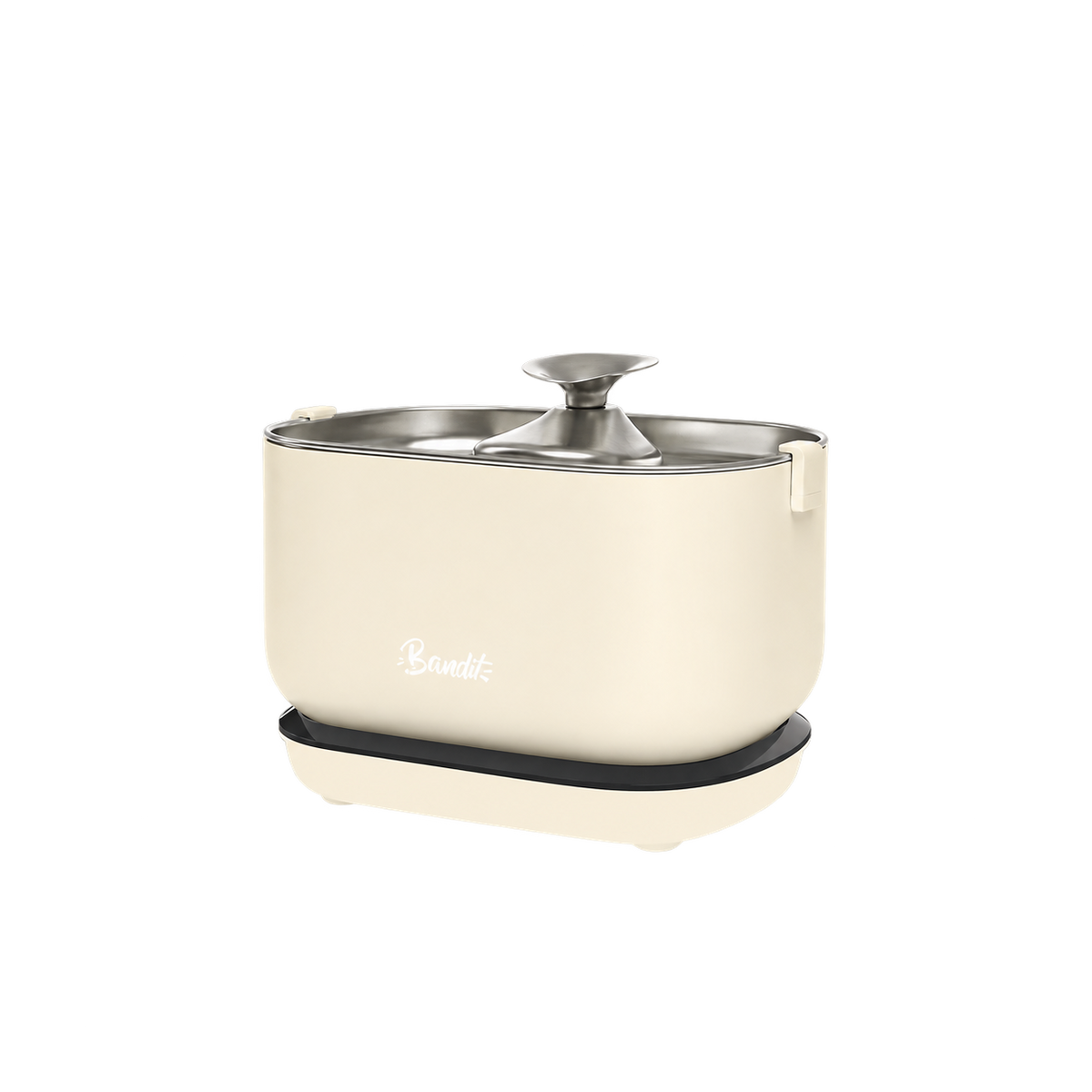 Fontaine à eau filaire  pour chat – 2,5 L, inox, détecteur de mouvement