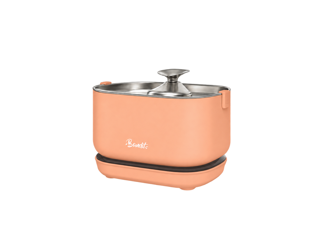 Fontaine à eau filaire  pour chat – 2,5 L, inox, détecteur de mouvement