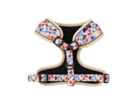 Harnais Goofy – harnais en Y réglable pour chien à motifs fleuris