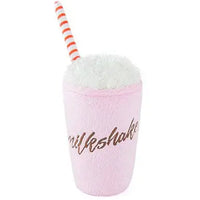 Jouet pour chien Milkshake à la fraise P.L.A.Y., format milkshake rose